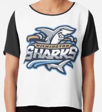 wilmington sharks Attack Chiffon Top