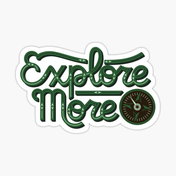 Explore More Sticker
