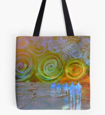 Spiral Sea and Heaven Tote Bag