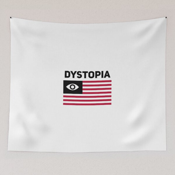 Item preview, Dystopia America USA Cyberpunk T-Shirt designed and sold by Joepseudo.