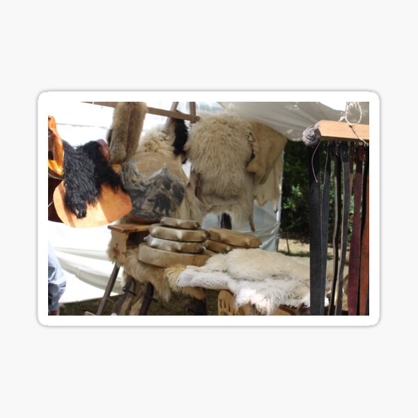 Sheepskin and Leather Drums Sticker