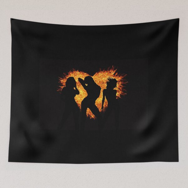 Item preview, 3 angels in flames heart designed and sold by schill-andreas.