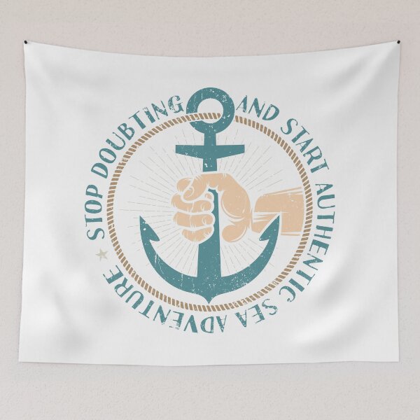 Item preview, Vintage coat of arms with hand and anchor designed and sold by Agor2012.