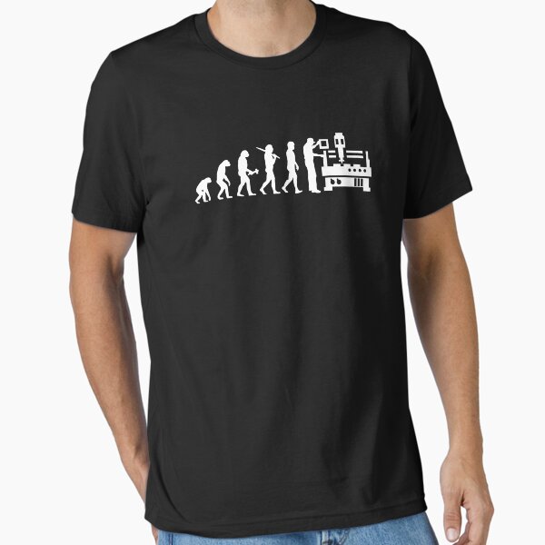 Item preview, CNC Machinist CNC Operator Evolution Gift Present designed and sold by Krautshirts.