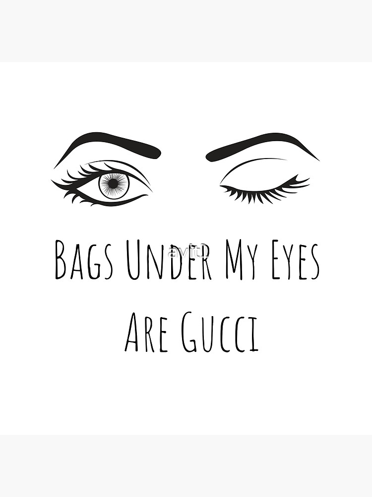 gucci eye bags