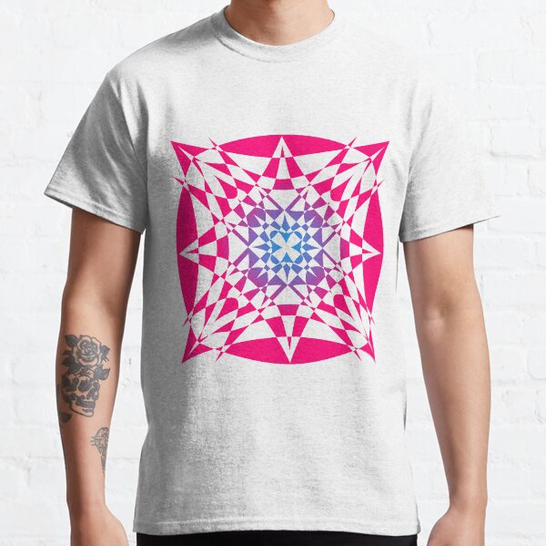 "Birth" - digital abstract transparent illustration mandala Classic T-Shirt