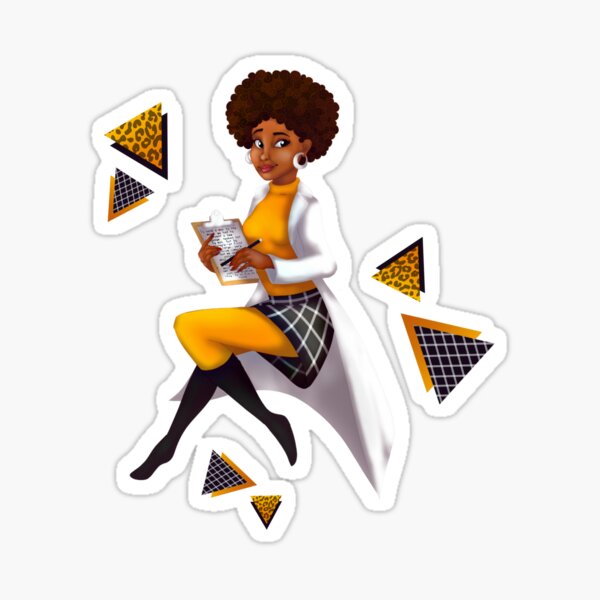 Spaceship Earth Computer Lady  Sticker
