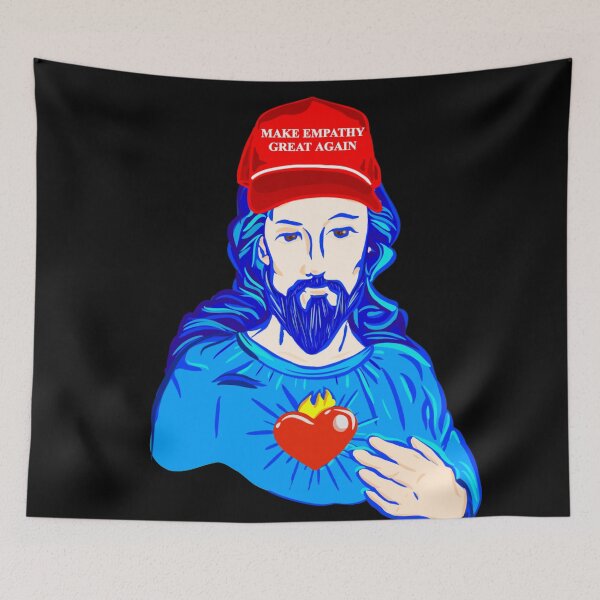 Aperçu de l'œuvre Sticker EMPATHY JESUS créée et vendue par aydapadi.