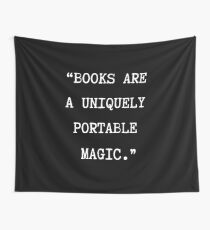 Books are magic Tapestry
