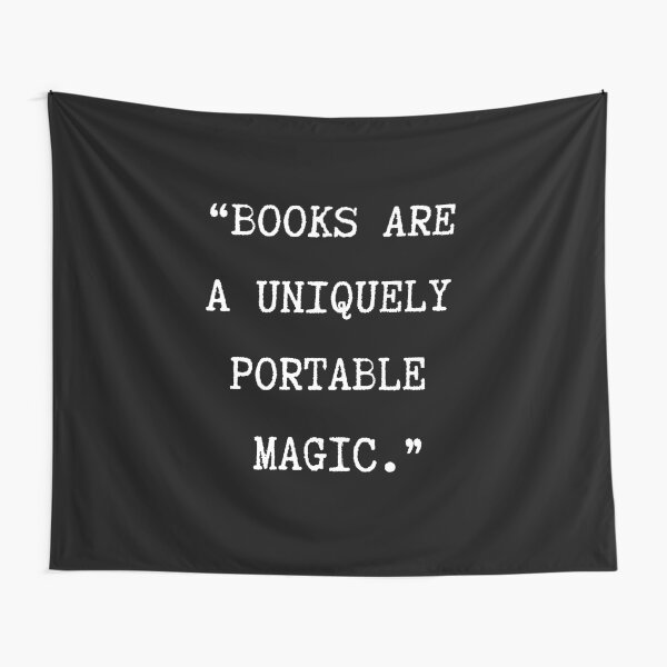 Books are magic Tapestry