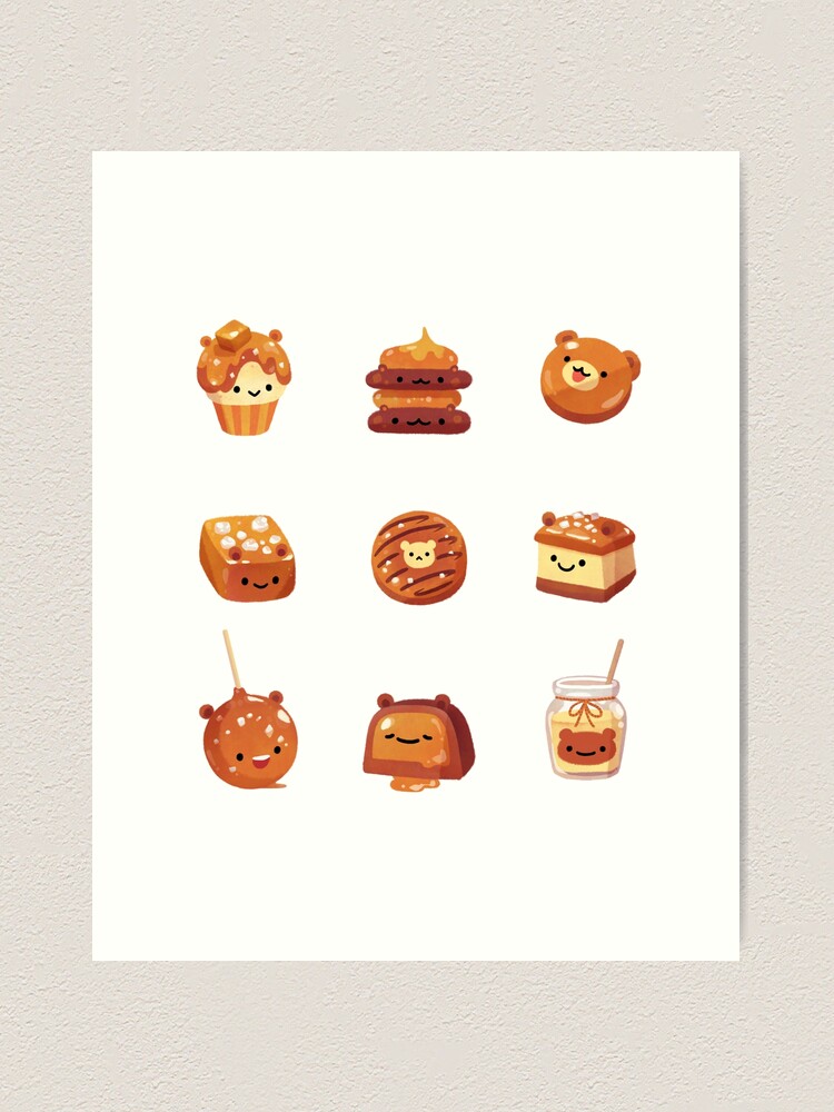 Alternate view of Salted caramel bear Art Print