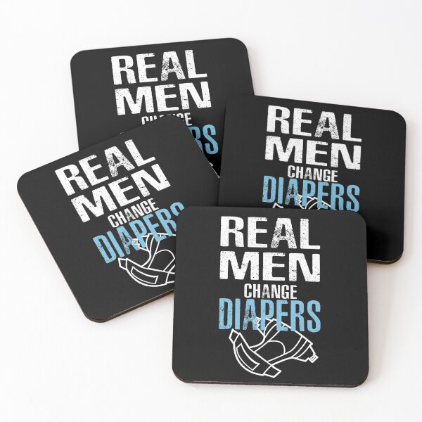 Item preview, Real Men Change Diapers designed and sold by overstyle.