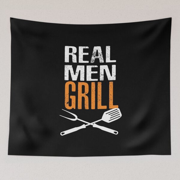 Item preview, Real Men Grill designed and sold by overstyle.