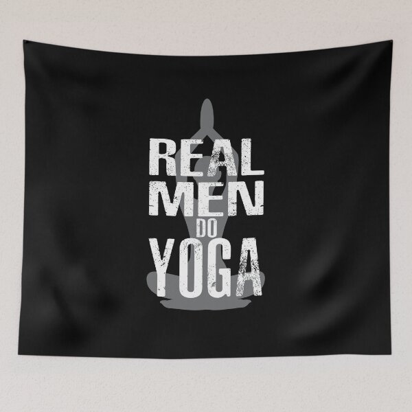 Item preview, Real Men Do Yoga designed and sold by overstyle.