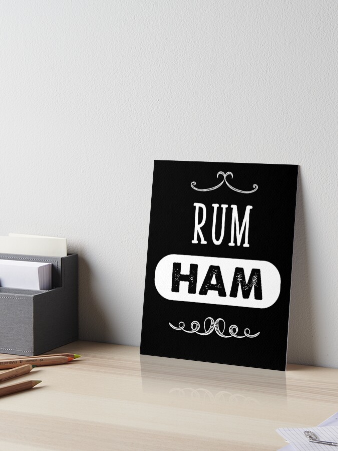 Rum Ham Printed Hoodie