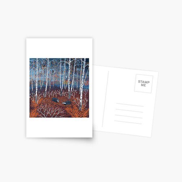 Item preview, The Badgers of Autumn Wood designed and sold by Jo Grundy.