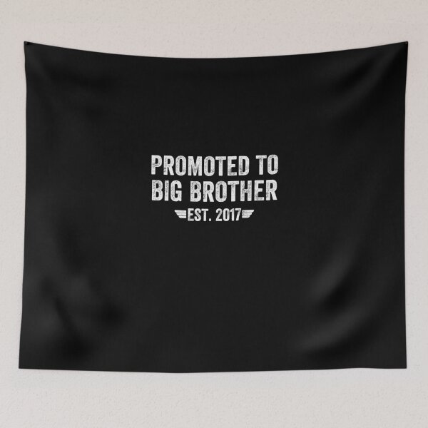 Item preview, Promoted to big brother est 2017 designed and sold by Captain Mood.