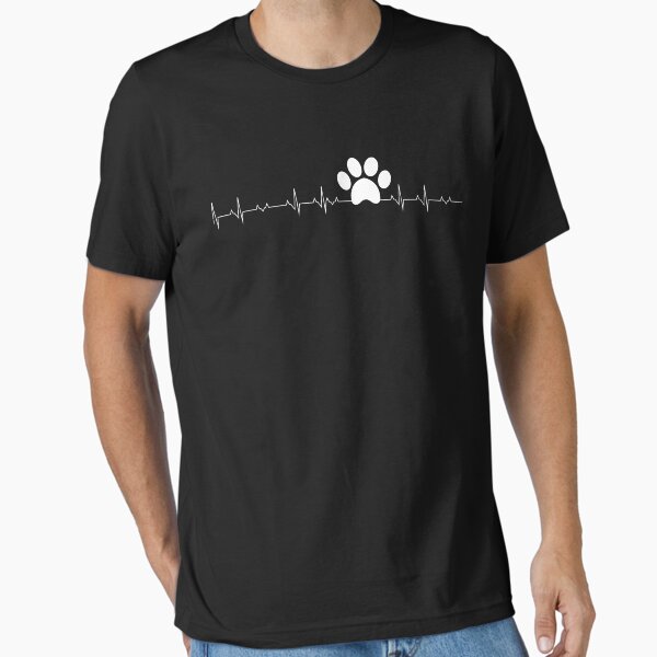 Item preview, Paw Print Heartbeat - dog lover designed and sold by Captain Mood.