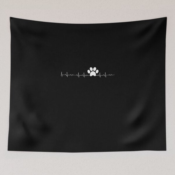 Item preview, Paw Print Heartbeat - dog lover designed and sold by Captain Mood.