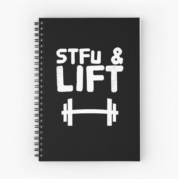 Item preview, Stfu & Lift - lifting lover designed and sold by Captain Mood.
