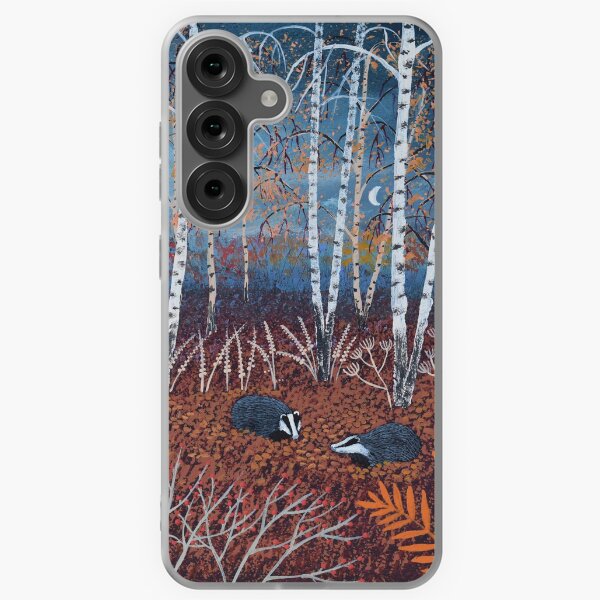 The Badgers of Autumn Wood Samsung Galaxy Soft Case