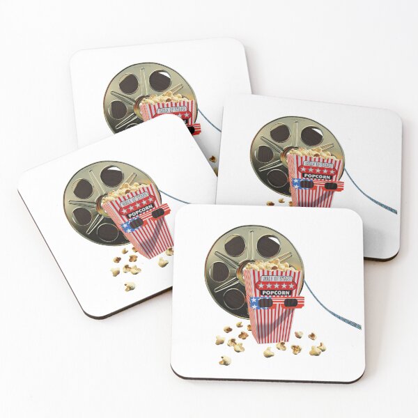 Item preview, 3D Movie Reel and Buttered Popcorn  designed and sold by PopAlien.