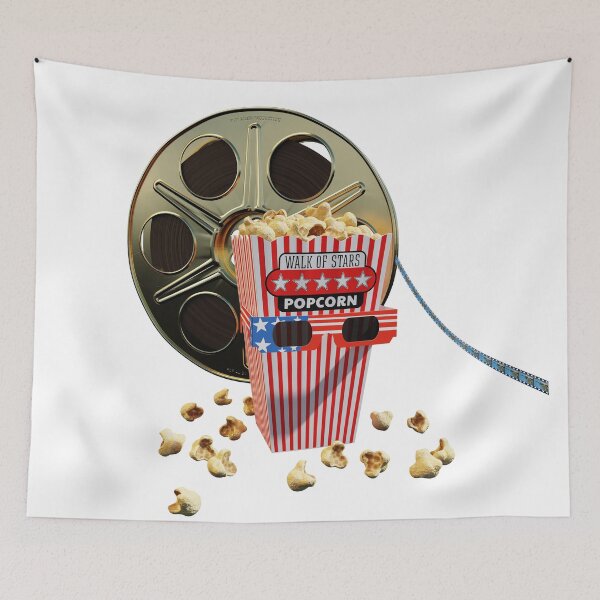 Item preview, 3D Movie Reel and Buttered Popcorn  designed and sold by PopAlien.