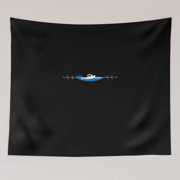 Item preview, Swimming HeartBeat - Funny Swimmer designed and sold by Captain Mood.