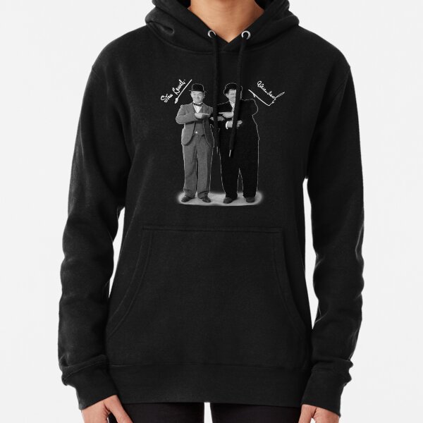 Stan Laurel and Oliver Hardy Pullover Hoodie