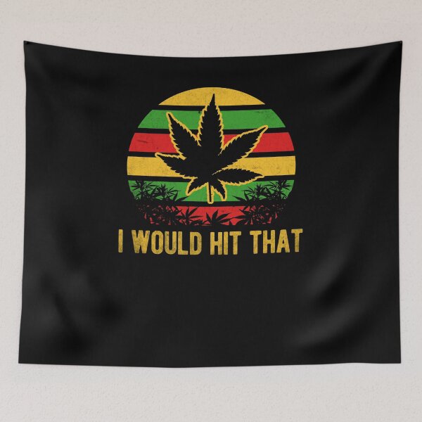 Item preview, Vintage Weed Leaf I Would Hit That designed and sold by hadicazvysavaca.