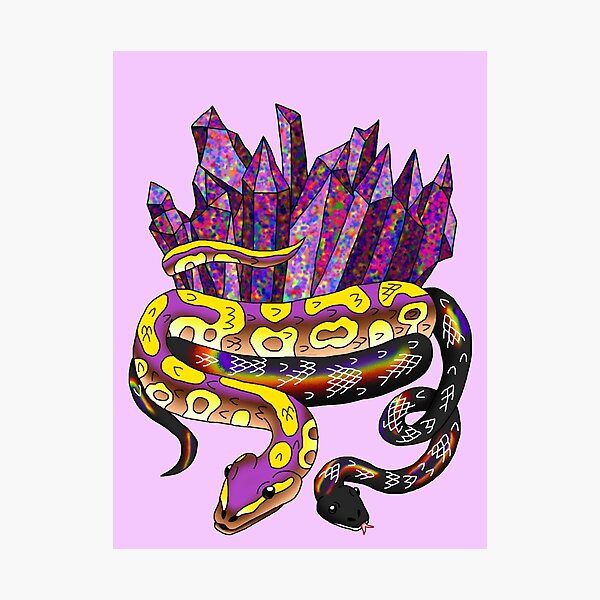 Item preview, Snake Piece #47 - Rainbow Crystals designed and sold by FieryWindWaker.