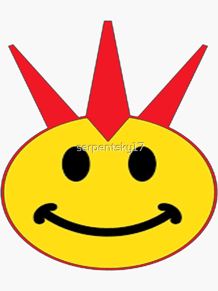 "Punk Rock Emoji" Sticker for Sale by serpentsky17 Redbubble