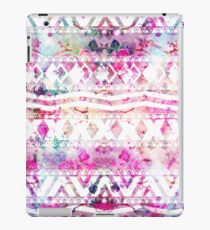 Vinilo o funda para iPad Modern aztec pattern watercolor floral nebula