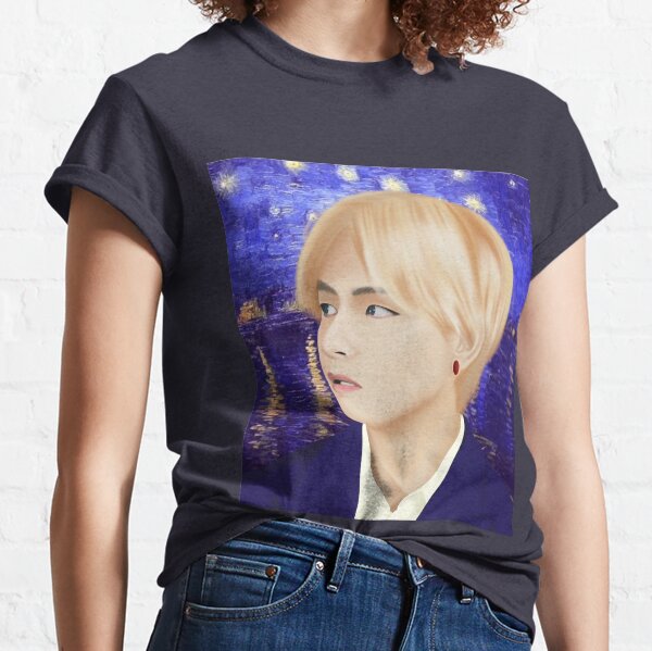 van gogh t shirt taehyung