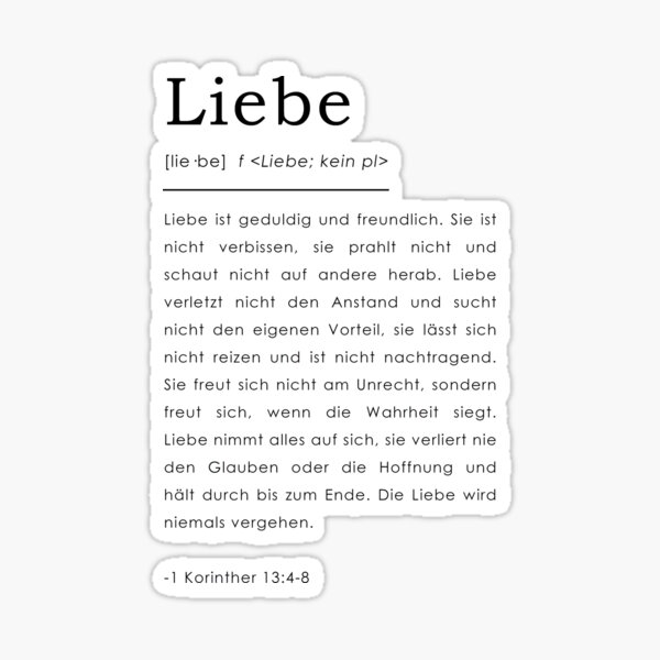 "1 Korinther 1348, Liebe Bibelverse Deutsch, German Bible Verse