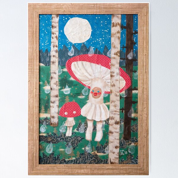 Item preview, Two Mushrooms designed and sold by Maria Evestus.
