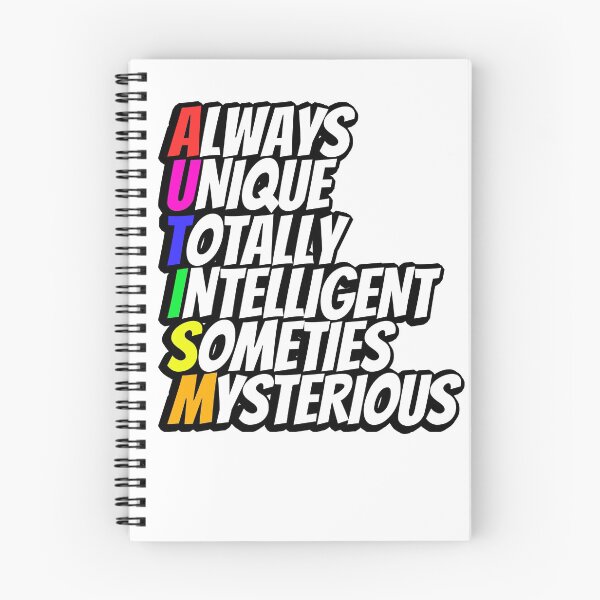 Item preview, Always Unique Totally Intelligent Sometimes Mysterious Autism Awareness  designed and sold by WillPowerApp.