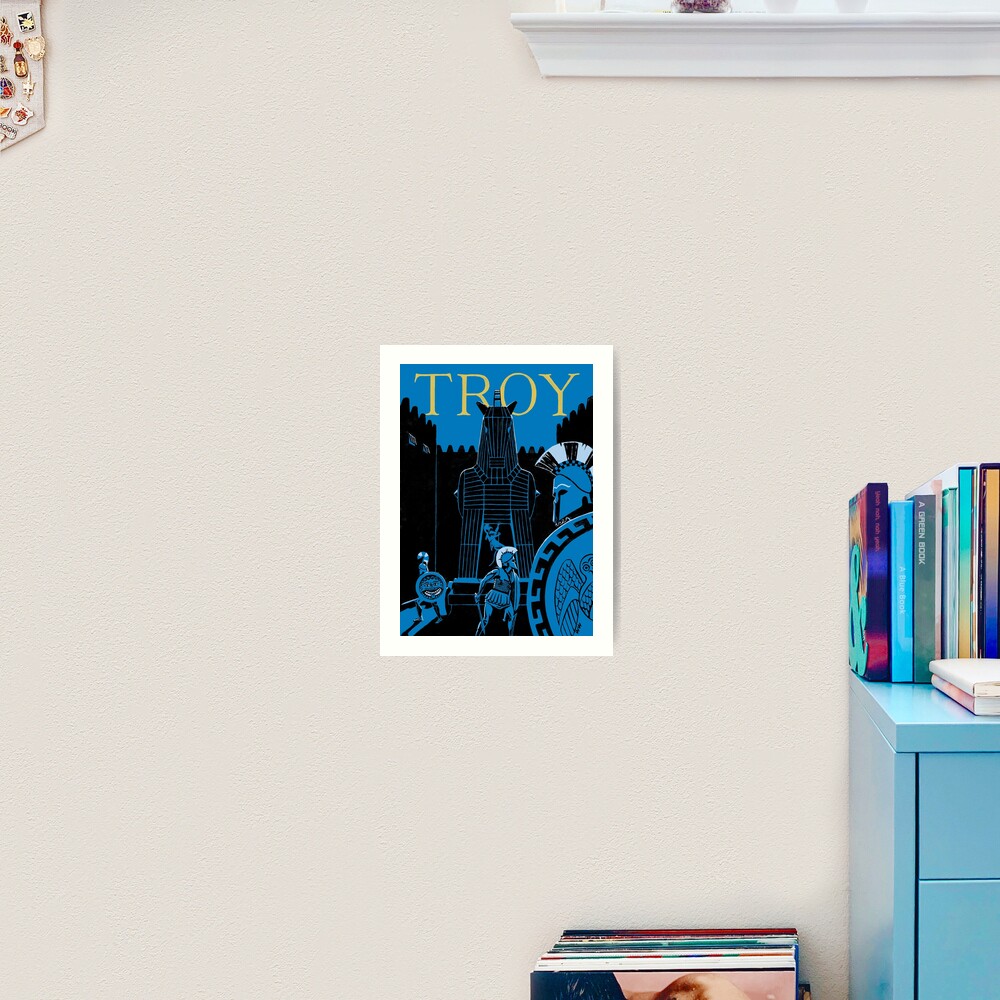 Troy - the Trojan Horse Art Print