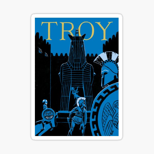 Troy - the Trojan Horse Sticker