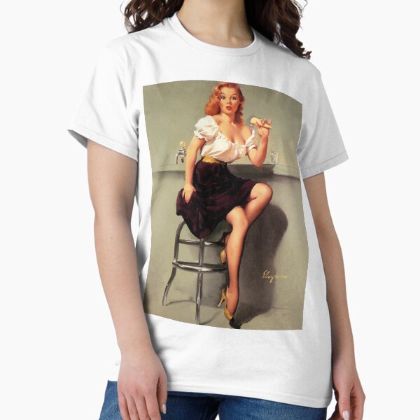 Item preview, Vintage Gil Elvgren Pin Up Girl  designed and sold by RBEnt.