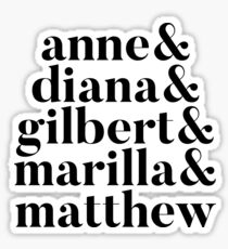 Anne of Green Gables Sticker