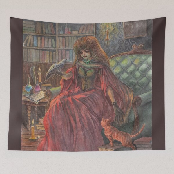 Item preview, Witch and her Cats designed and sold by EosOfDawn.