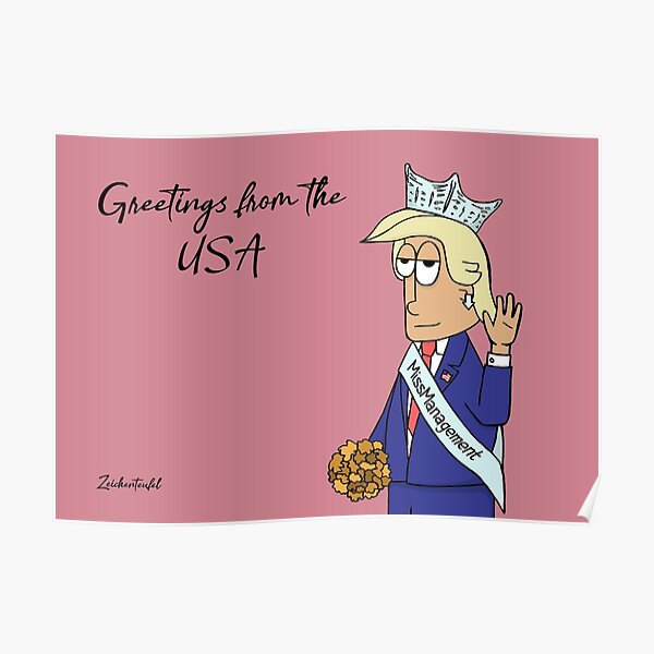 Zeichenteufel - MissManagement Trump Poster