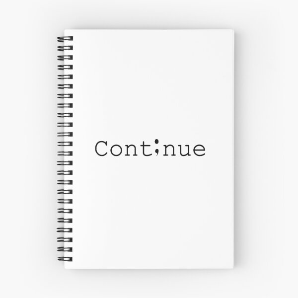 Item preview, Continue - Semi-Colon designed and sold by PaperBoatUK.
