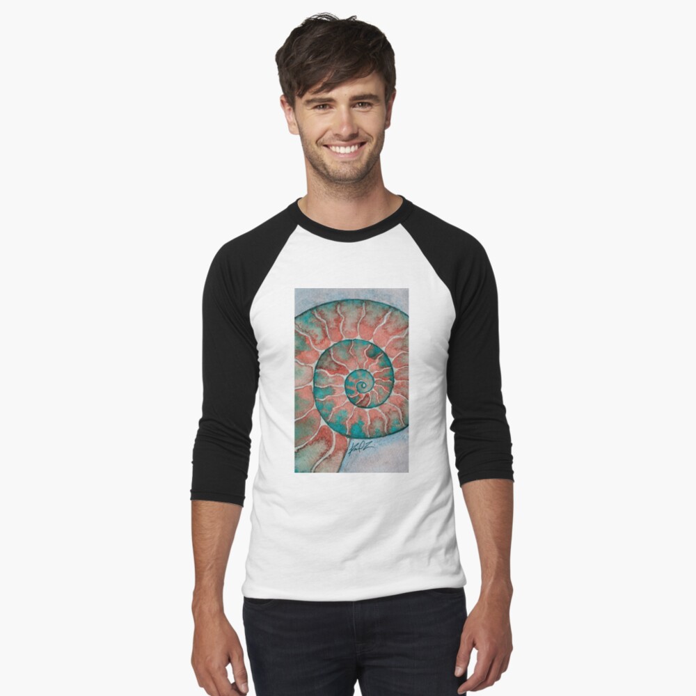 Item preview, Baseball ¾ Sleeve T-Shirt designed and sold by RedFinchDesigns.