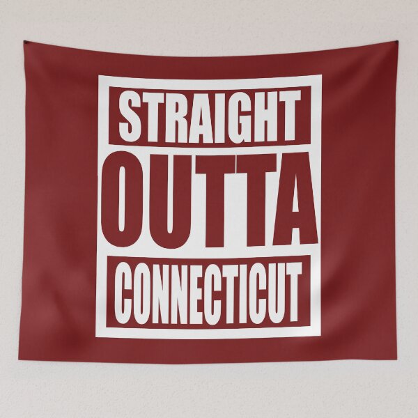 Item preview, Straight Outta Connecticut TShirt designed and sold by Oles Bielienkyi.