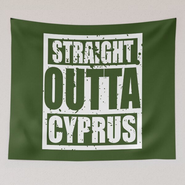 Item preview, Straight Outta Cyprus TShirt designed and sold by Oles Bielienkyi.