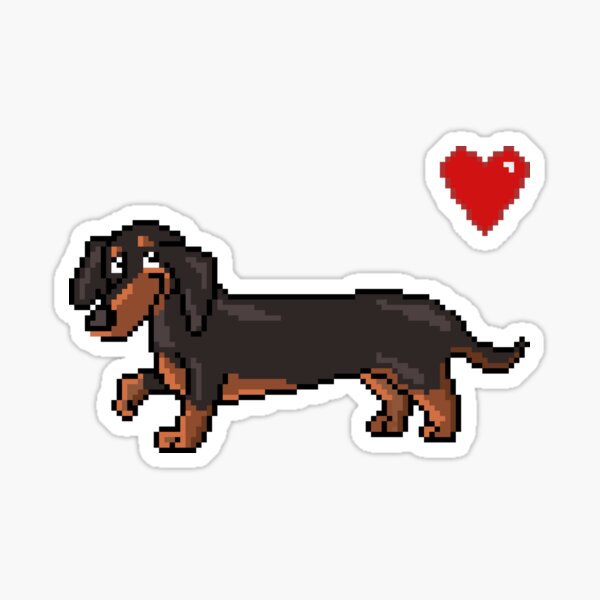 Item preview, 8 bit Dachshund designed and sold by badweatherahead.