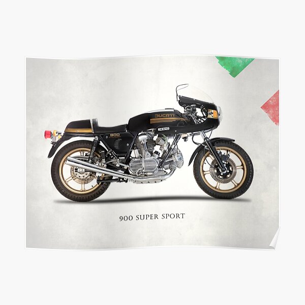 La moto 900 Super Sport Classic Poster