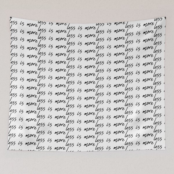 Item preview, less is more font design designed and sold by KleinJenny.